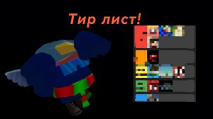 Тир лист рутуберов по Chicken Gun (моё мнение)