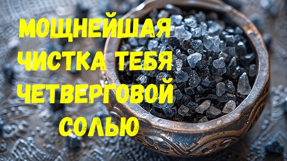 МОЩНЕЙШАЯ ЧИСТКА ТЕБЯ ЧЕТВЕРГОВОЙ СОЛЬЮ