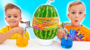 Влад и Ники развлекаются с мамой - сборник детского видео с игрушками