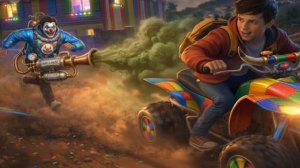 прохождение Побег от Блогера клоун мод Побег на квадроцикле