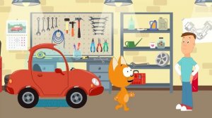 Котёнок и Волшебный Гараж 🚗