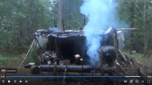 Охота и Рыбалка СТРОИМ Таежный БАЛАГАН или шалаш. Быт и проживание. ВЫЖИВАНИЕ в ТАЙГЕ.  Тайга