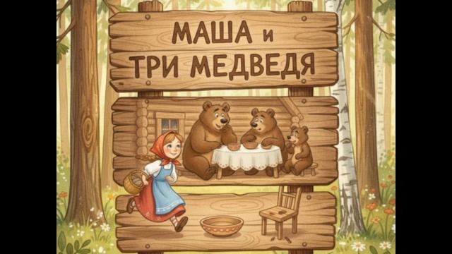 Аудиосказка Маша и три медведя