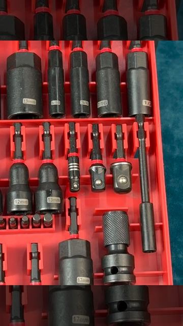 Набор ударных бит и магнитных головок 55 шт для шуруповерта FR-14594