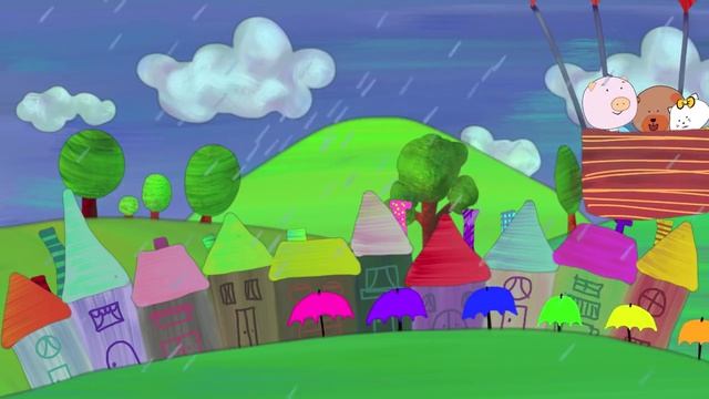 Weather Song - 'Sun, Rain, Wind, and Snow' - Songs for kids
