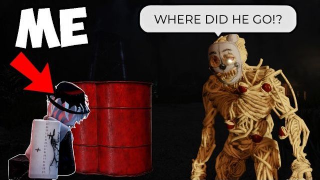 Как легко забайтить обмануть Убийцу в игре Bite By Night (Roblox)