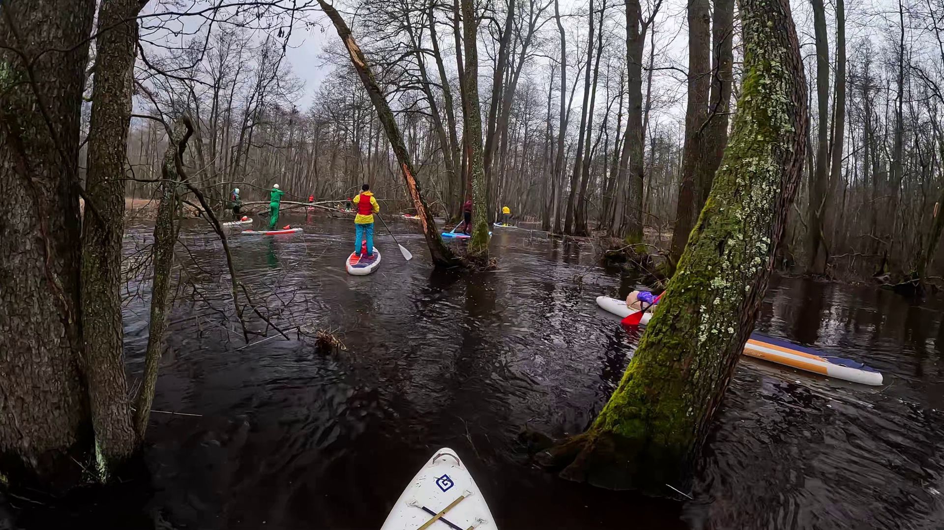 Река Нарма на SUP в половодье 2026