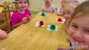 "Яичко к Пасхе"  рисование пищевыми красителями у младших докшолят Funny Ant Malahovka