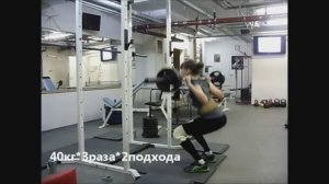 Силовая тренировка для девушек - приседания. Спортстудия Георгия Зобача