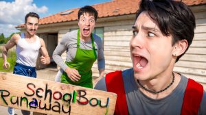 МОИ ДРУЗЬЯ СТАЛИ ЗЛЫМИ РОДИТЕЛЯМИ!😱 ОЛЯ КЕКС И МИКХА ДЗЕН ХОТЯТ МЕНЯ ПОЙМАТЬ В SCHOOLBOY RUNAWAY!😨