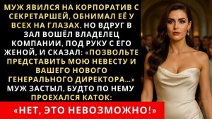 Истории из жизни| Муж явился на корпоратив с секретаршей |Аудио рассказы|Жизненные истории