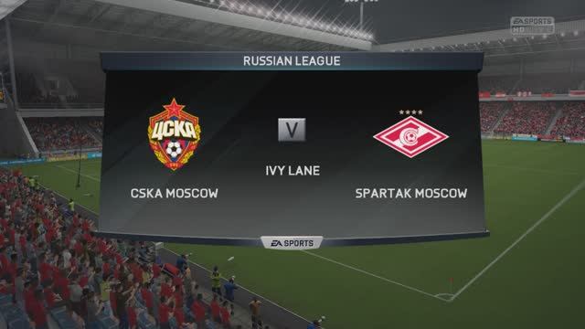 Fifa 2016 ЦСКА Спартак Плейофф