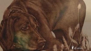 Выжигание по дереву от Julie Bender  *    Пирография в цвете сепия