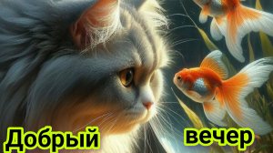 С добрым теплым вечером. Шикарная музыкальная открытка.