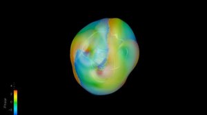 Wild decay of an unstable Hopf link