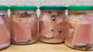 Сало в Баночке! "ПЯТИМИНУТКА" ИДЕАЛЬНАЯ ЗАКУСКА НА ВСЕ СЛУЧАИ ЖИЗНИ! САЛО В РАССОЛЕ