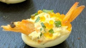 Морская курочка -необычные фаршированные яйца  на Пасху