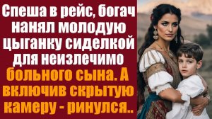 Истории из жизни. Слушать истории. Спеша в рейс, богач нанял молодую цыганку сиделкой для неизлечимо