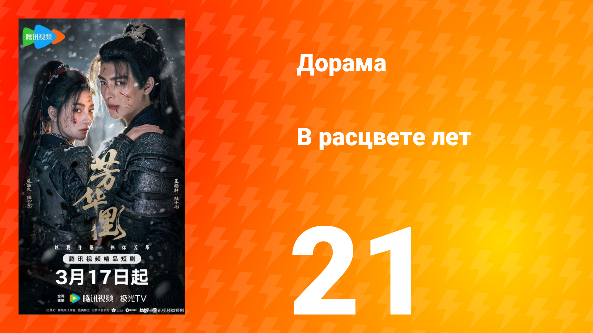 В расцвете лет 21 серия