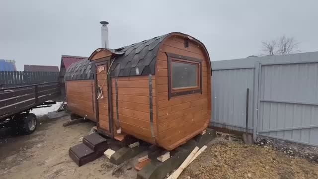 Баня бочка 