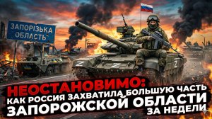 🚀 Неудержимые: как Россия смяла Запорожскую область за считанные недели