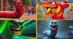 МОЛНИЯ МАКВИН КРОКОДИЛ против ПАРОВОЗИК ТОМАС ПОЖИРАТЕЛЬ — Эволюция Монстров и Машин ⚡️🐊