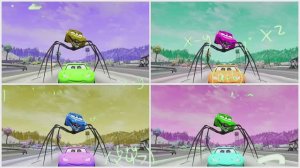 МОЛНИЯ МАКВИН и 4 ЦВЕТА — Эволюция Машин и Веселая Битва под Хайповую Музыку 🏎️🌈