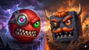 новый Красный и Синий шарики ✨🚀💫 💪 смотреть новая игра красный шарик, прохождение мульт игры