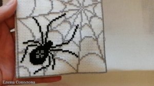 Вышивка неоформленная у меня дома.