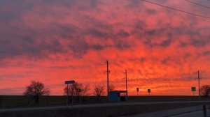Закат в Оренбурге