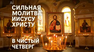 Сильная молитва Иисусу Христу в чистый четверг