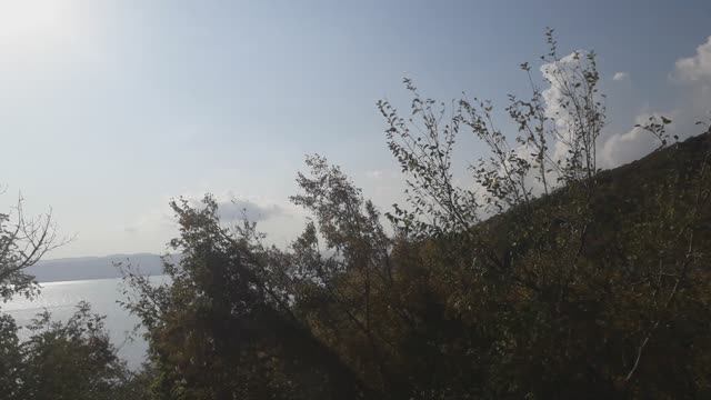 Экскурсия ребят в Новороссийск. Дорога домой над Чёрным морем, в детский лагерь, на автобусе.