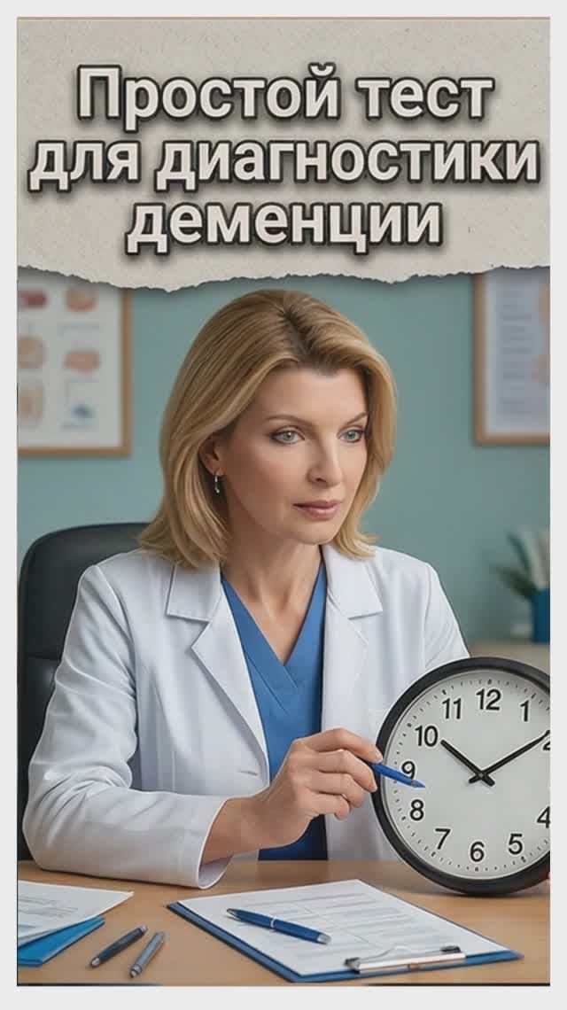 Простой тест для диагностики деменции