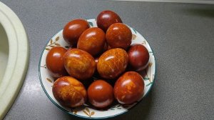 Покрасила яйца! 🥚🥚🥚