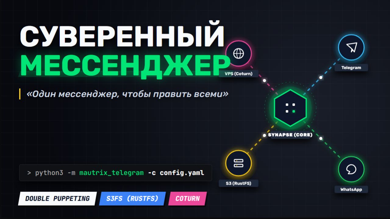 Поднял свой суверенный мессенджер на matrix .Самохостинг (HomeLab) №9