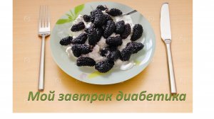 Мой завтрак диабетика 09.04.