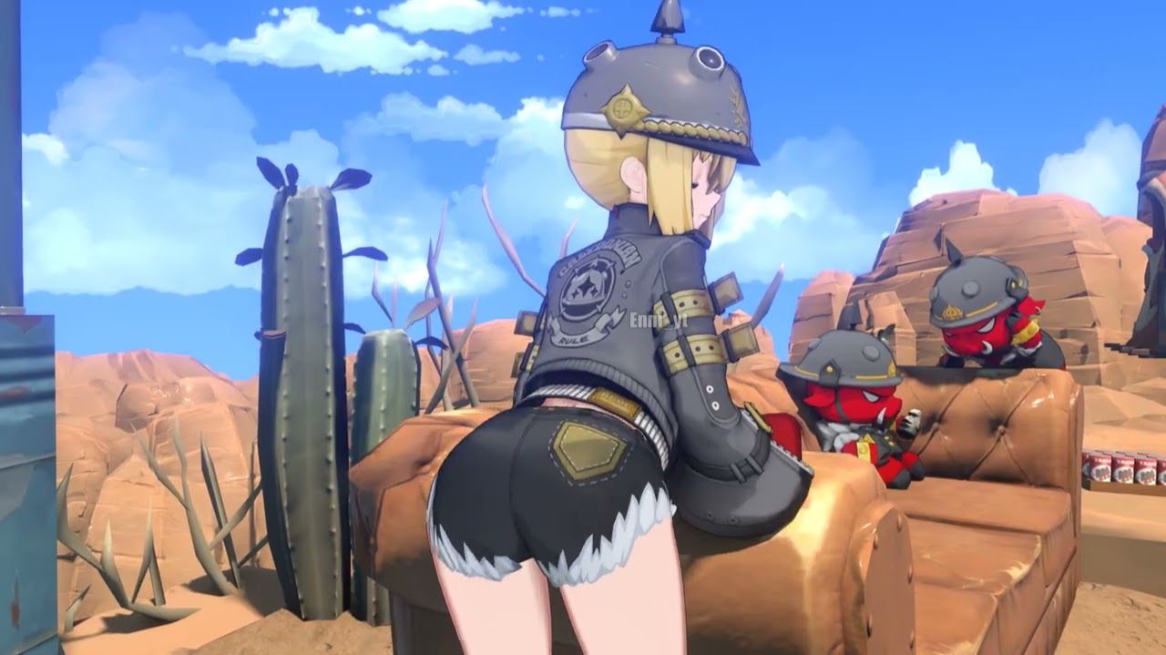 Luciana de Montefio shaking booty  Zenless Zone Zero animation