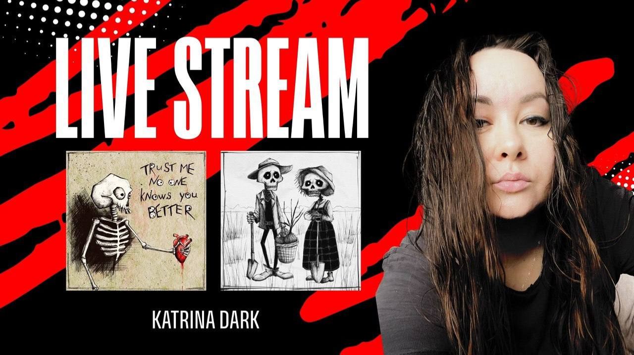 Katrina Dark - live mix painting