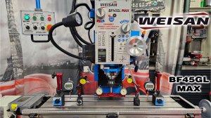 Фрезерный станок по металлу WEISAN BF45GL MAX. Проверяем ТОЧНОСТЬ! По приборам. Линейки. Часть 4.