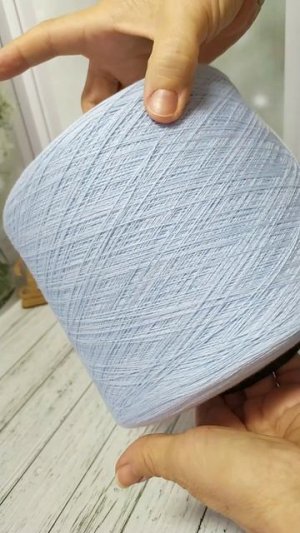 Кабле «Нежно голубой» 1700 м/ 100 гр. 100% хлопок 10 апреля 2026 г.