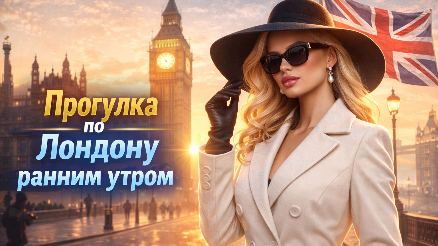 Прогулка по Лондону ранним утром в Хэмпстеде 4K