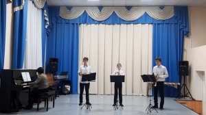 Трио трубачей "Настроение" Солодовников Ярослав, Какабадзе Нодар, Хорольский Данила.