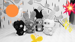 Не думала, что мне понравиться вязать монстров. Игрушки крючком.