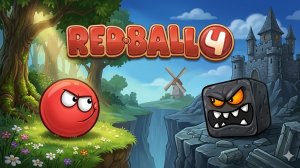 Красный ШАРИК 4 БИТВА ЗА ЛУНУ 🎮 прохождение игры для детей