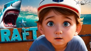 ОДИН В ОКЕАНЕ С АКУЛАМИ в RAFT #2