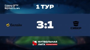 Обзор | 1 тур | Билайн - Сибер | Омега