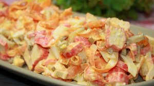 Пикантный, вкусный Салат к любому празднику и на Новый год. ASMR