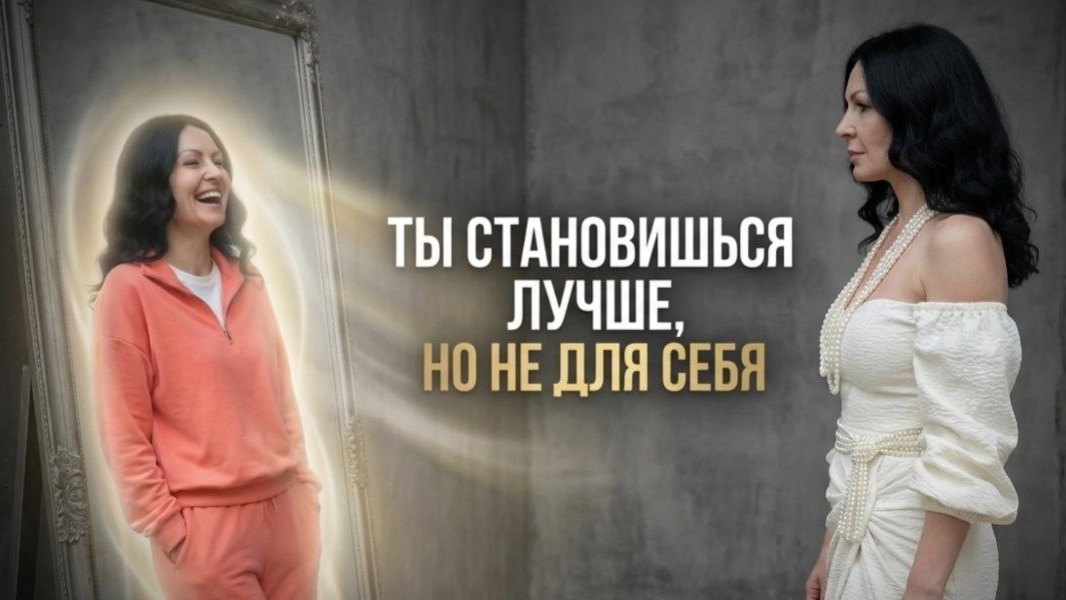 Ты становишься лучше , но не для себя
