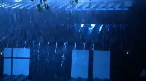 Расслабляющие звуки дождя с грозой для отдыха и сна, дождь с грозой 😴