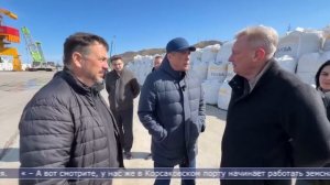 08.04.2026 Ход ремонта дорог и строительства домов проинспектировал в Невельске губернатор области